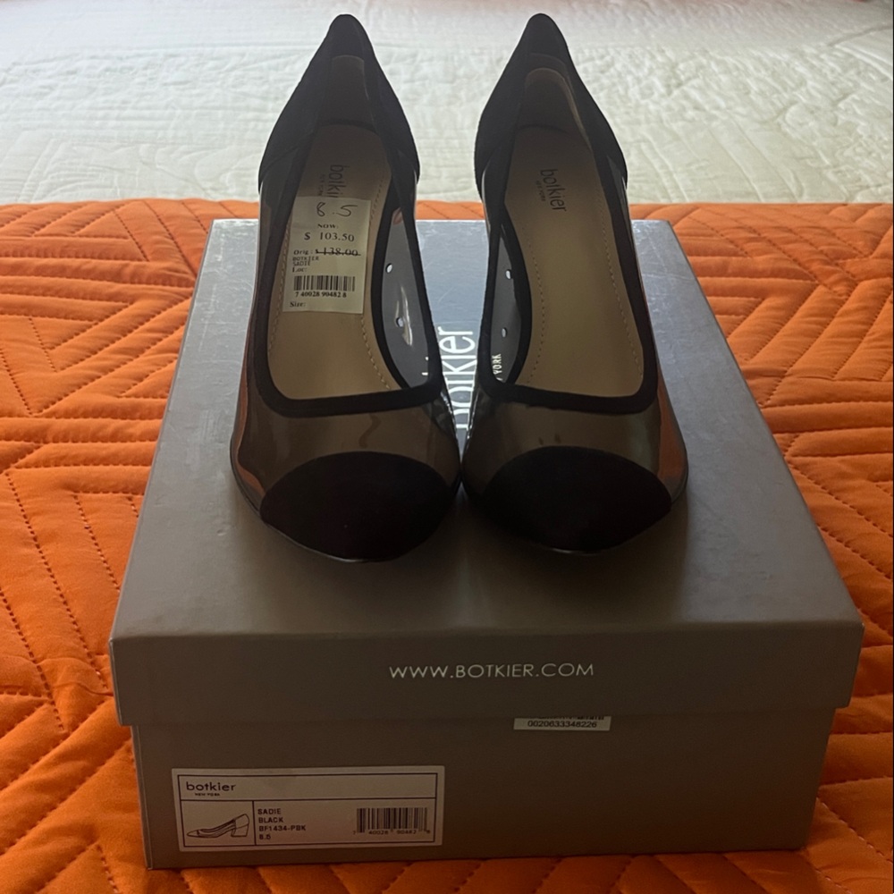 Botkier Black Suede Women's Shoes 8.5